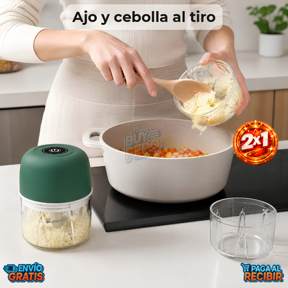 ChopSwift™ 🧄 - Mini picadora eléctrica recargable 🔋