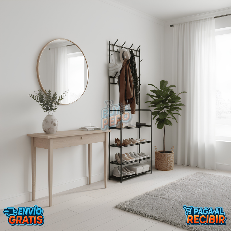 OrderRack™ 🏡 - Perchero organizador 4 niveles ✨