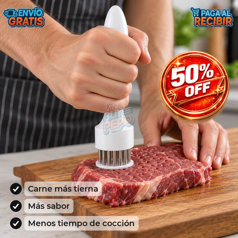 TenderPress™ 🥩 - Ablandador de carne manual 🔪