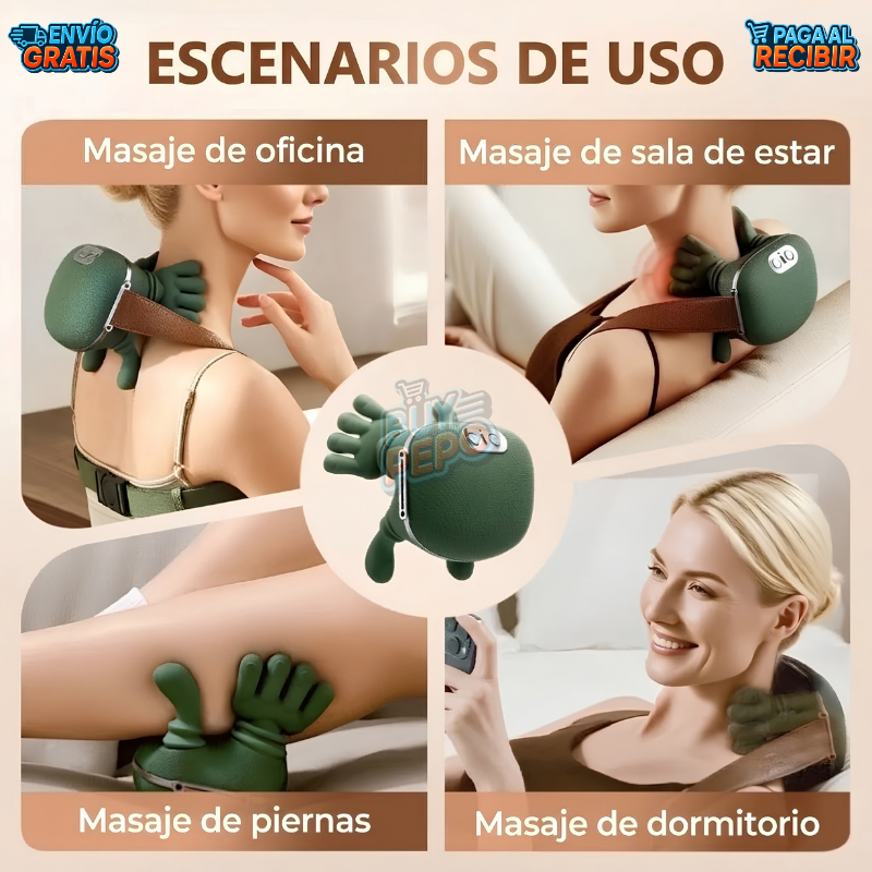 RelaxaPro™ 😌 - Masajeador de relajación profunda 🔥
