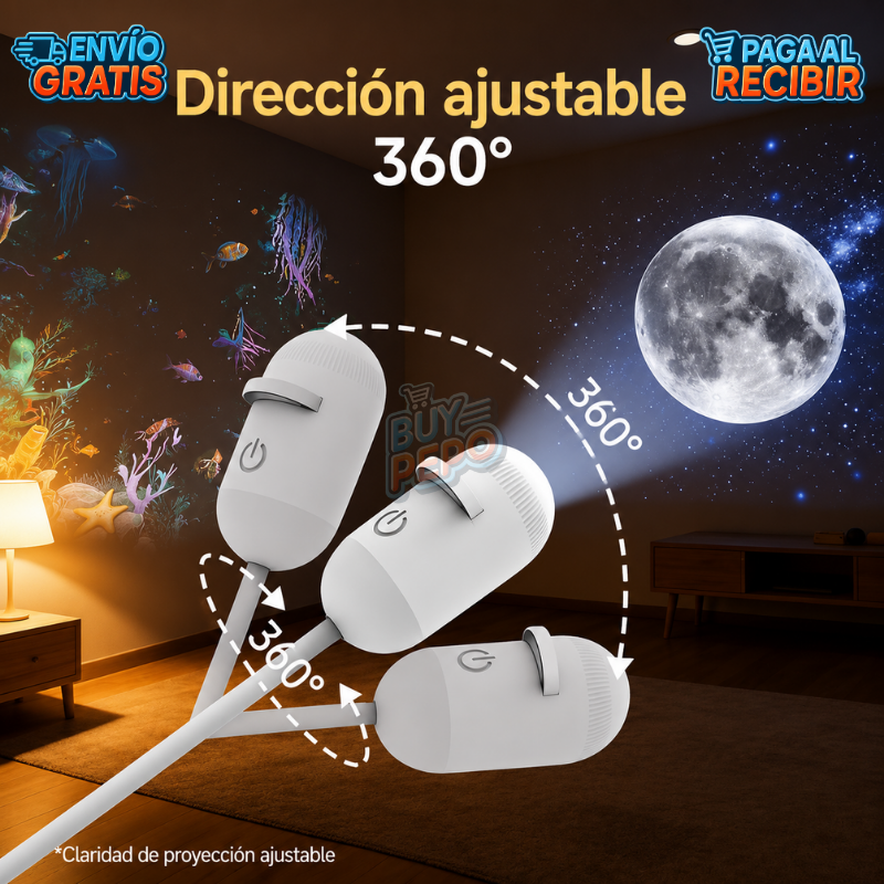 GalaxyNight™ 🌌 - Proyector de Estrellas USB ✨