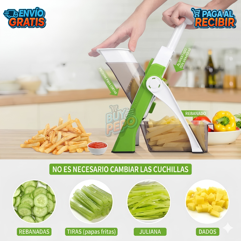 BravaCut™ 🥗 - Picadora manual rápida ⚡
