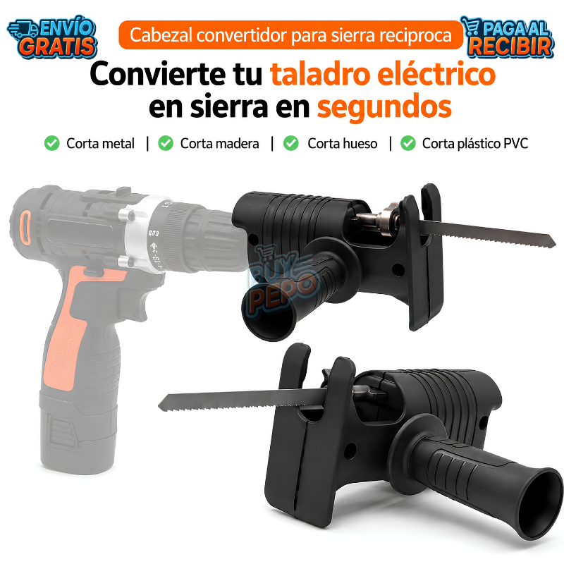 BladeFlex™ 🔧 - Adaptador sierra para taladro ⚙️
