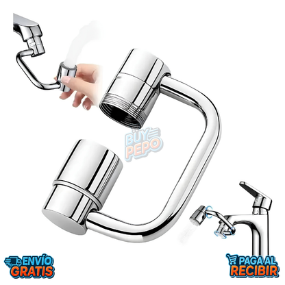 FlexTap™ 🚰 - Adaptador giratorio para grifo ✨