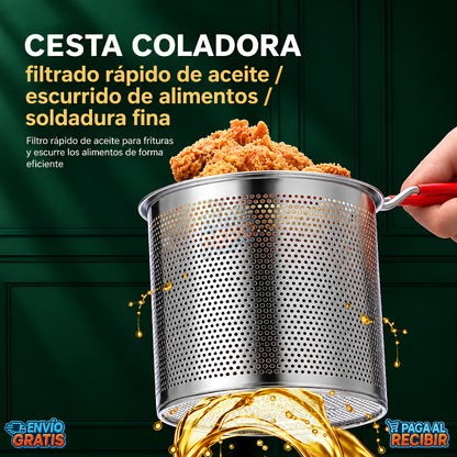 FryPot™👨‍🍳- Olla freidora con cesta 🔥