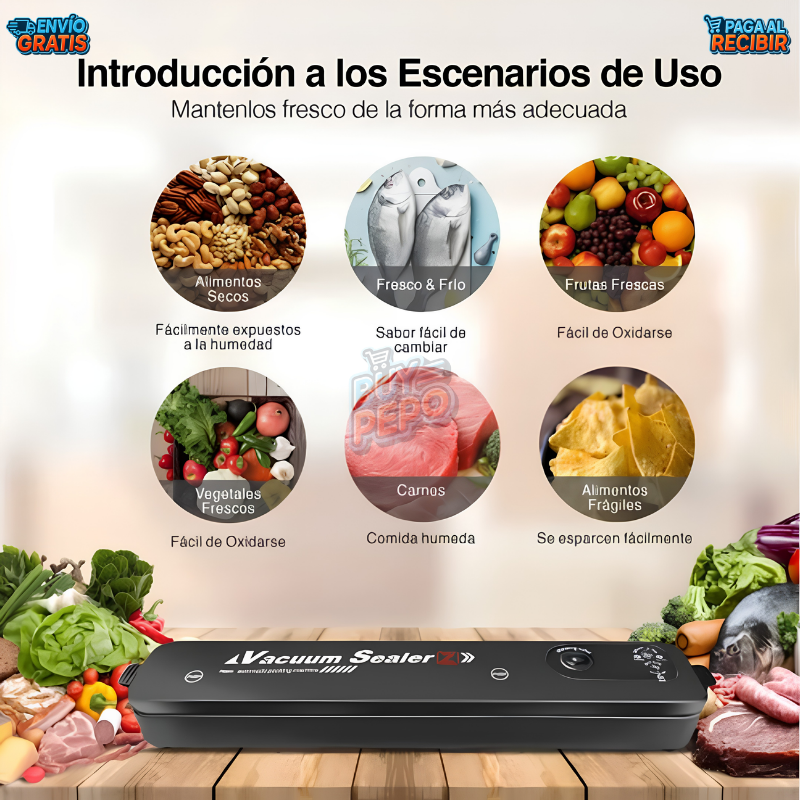 FoodGuard™ 🥩 - Selladora al vacío ✨