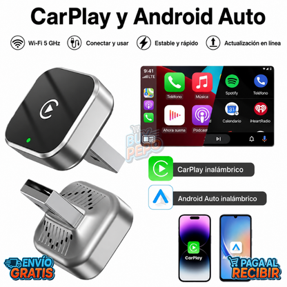 AutoSync™ 🔗 - Adaptador conexión inalámbrica 🚗