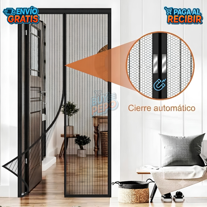 MosquiBlock™ ✨ - Cortina magnética antimosquitos 🚪