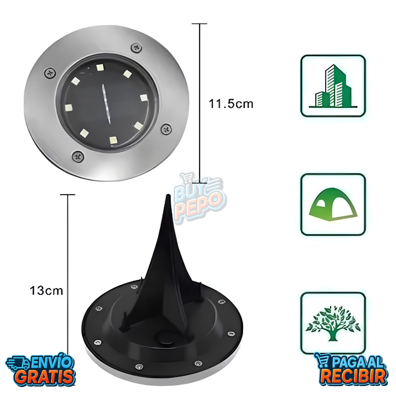 SolarGlow™ 🌿 - Pack 4 luces LED solares ☀️