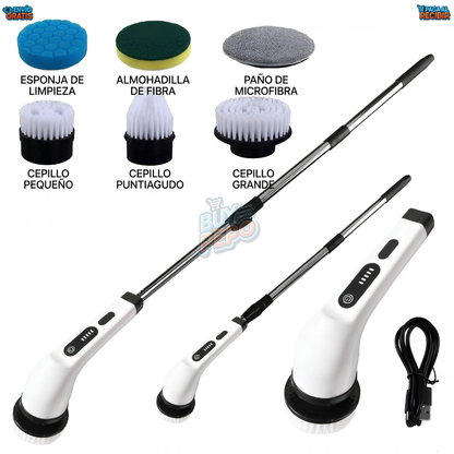 PowerScrub 7™ 🧼 - Limpiador giratorio inalámbrico 🔋