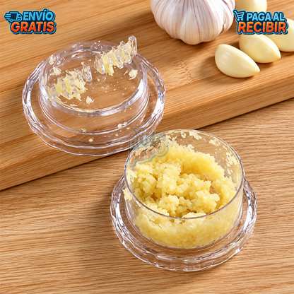 GarlicTwist™ 🧄 - Picador manual de ajo 🔄