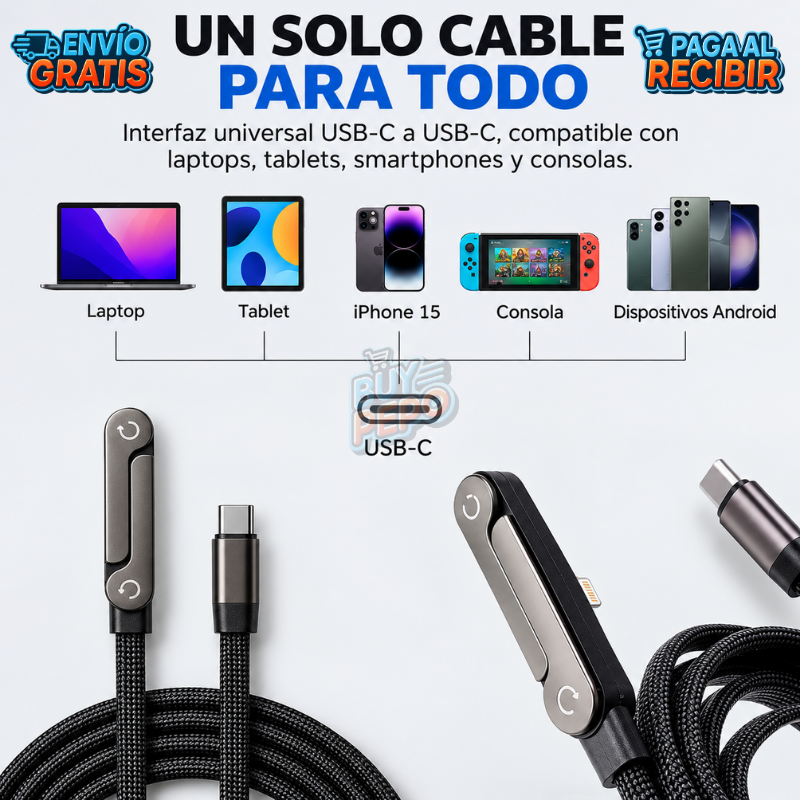 VoltMax™ ⚡ - Cable USB-C 240W ⚡