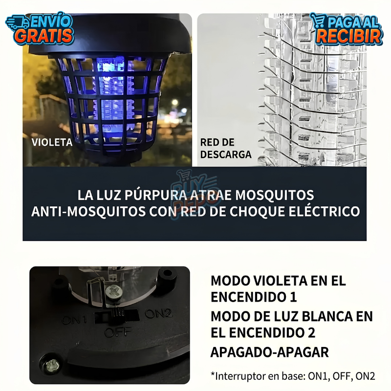 MosquiFree™ 🦟 - Lámpara solar repelente 🌙