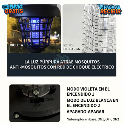 MosquiFree™ 🦟 - Lámpara solar repelente 🌙