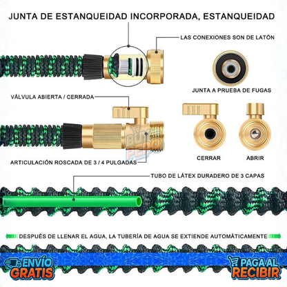 FlowMax™ 💦 - Manguera expandible 30m 💧