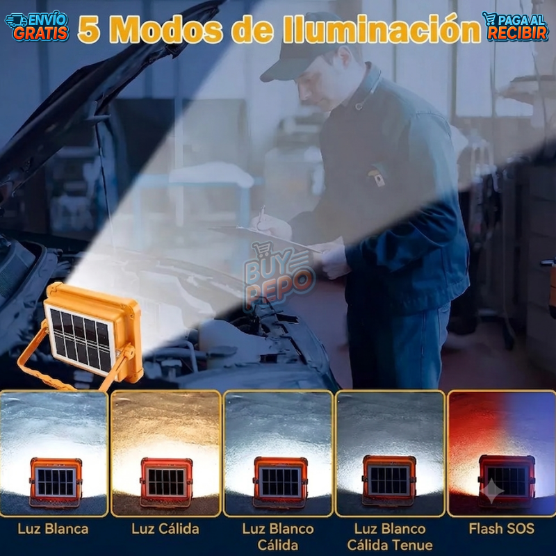 RescueBeam™ 🚨 - Luz emergencia solar 🔋