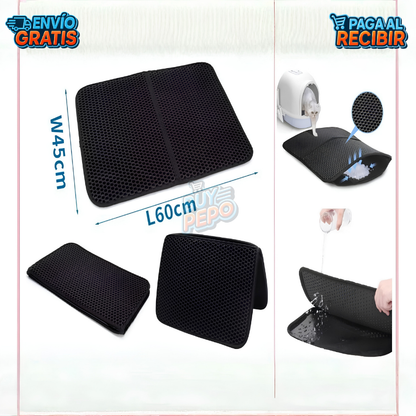 CleanPaws™ 🐾 - Alfombra atrapa arena 🧼