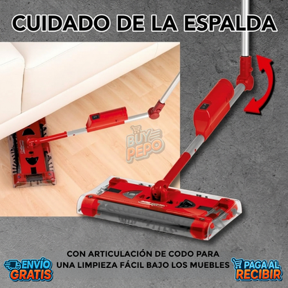 SpinSweep™ ⚡ - Barredora giratoria recargable 🧹