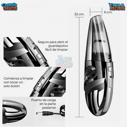 TurboVac™ 🚀 - Aspiradora inalámbrica portátil 🧹