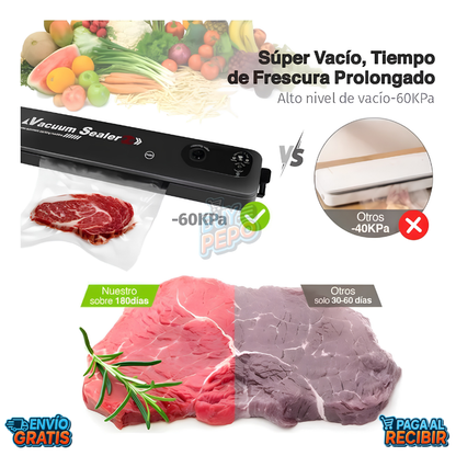 FoodGuard™ 🥩 - Selladora al vacío ✨