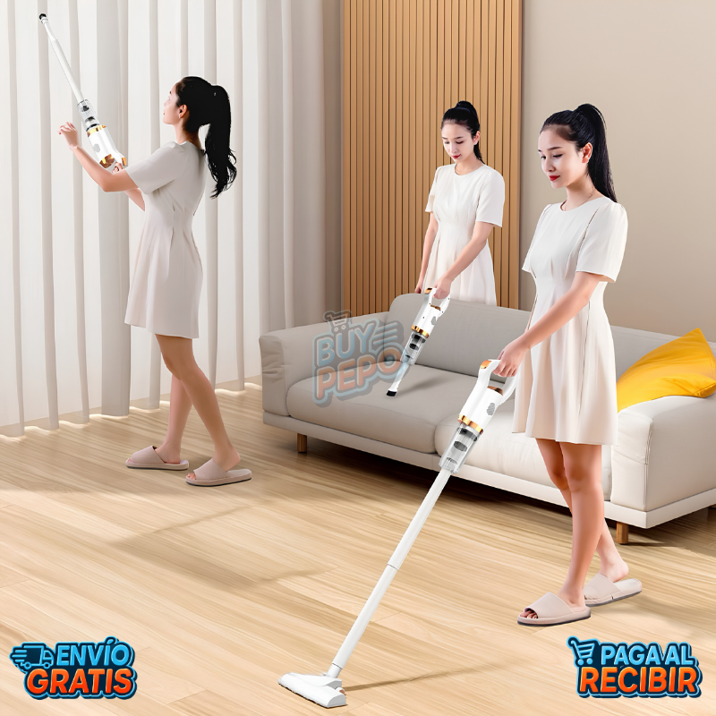 PowerVac™ 💨 - Aspiradora Inalámbrica Potente 🧹