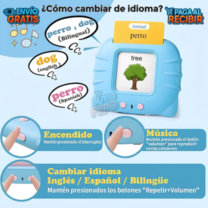 LinguaFun™ 🌎🧒 - Lector bilingüe educativo 📚🎉