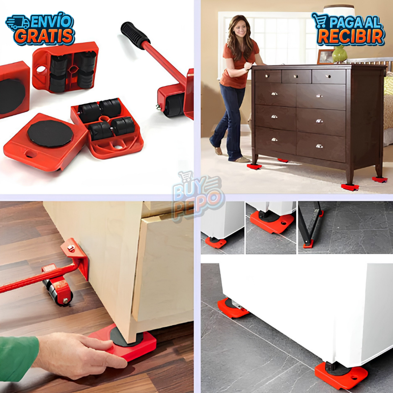 LiftMaster™ 🏋️‍♂️ - Kit levanta muebles 🔧