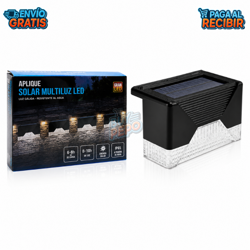 StepGlow™ 🪜 - Luz solar LED para escaleras ☀️
