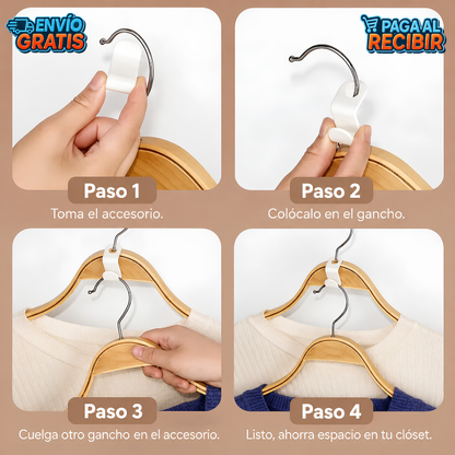SpaceHook™ ✨ - Ganchos organizadores closet 👔