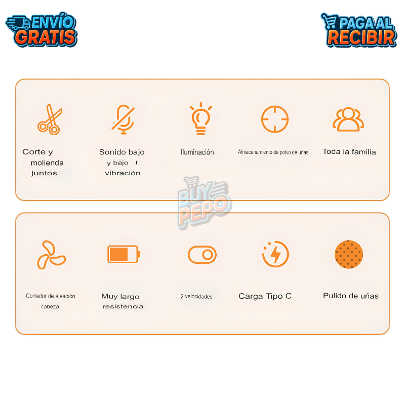 TrimCare™ ✨ - Cortaúñas eléctrico automático 💅
