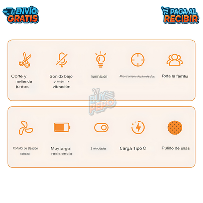 TrimCare™ ✨ - Cortaúñas eléctrico automático 💅