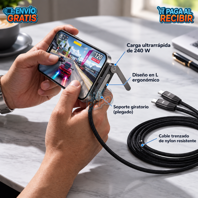 VoltMax™ ⚡ - Cable USB-C 240W ⚡