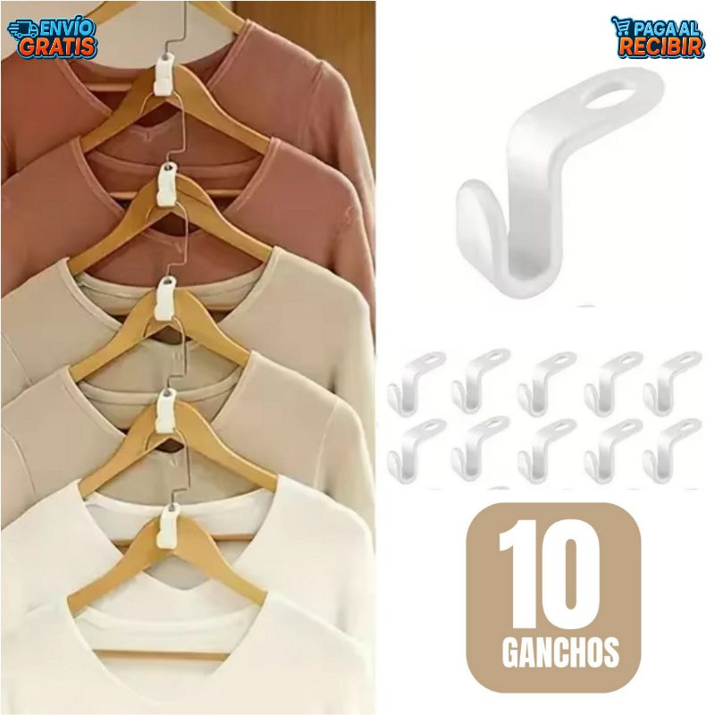SpaceHook™ ✨ - Ganchos organizadores closet 👔
