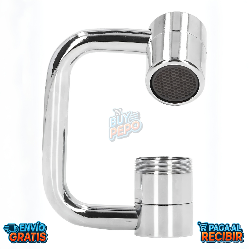 FlexTap™ 🚰 - Adaptador giratorio para grifo ✨