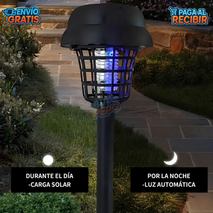MosquiFree™ 🦟 - Lámpara solar repelente Largo 30cm 🌙