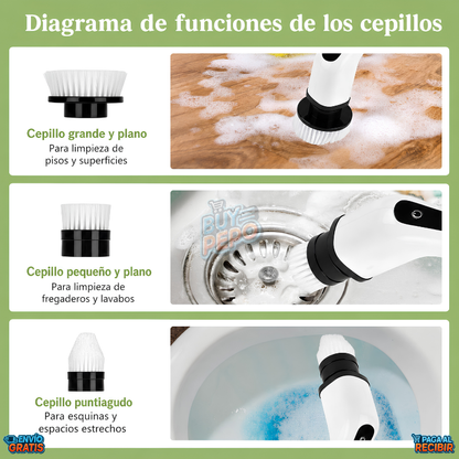 SpinClean™ ✨ - Cepillo eléctrico limpiador 🧼