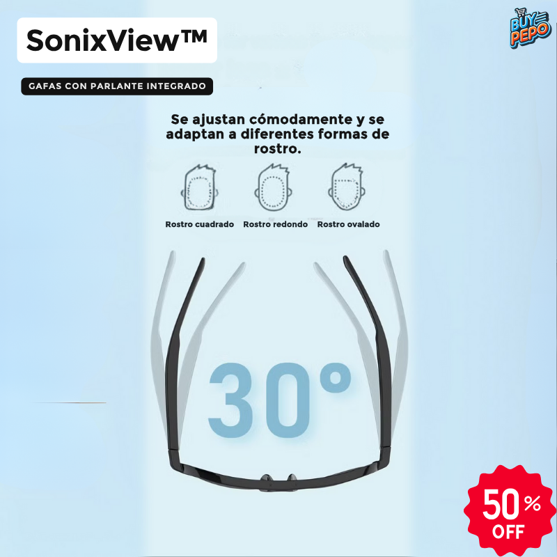 SonixView™ 🕶️- Gafas con Parlante Integrado 🎶