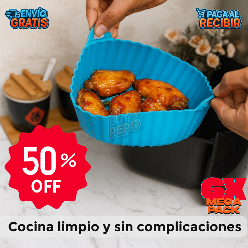 AirBowl™ 🍟 - PACK 6un Molde Para AirFryer 🔥
