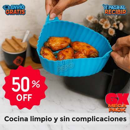 AirBowl™ 🍟 - PACK 6un Molde Para AirFryer 🔥