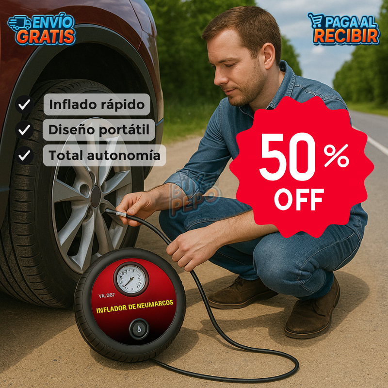 AirJack™ 💨 - Mini compresor portátil 🔋