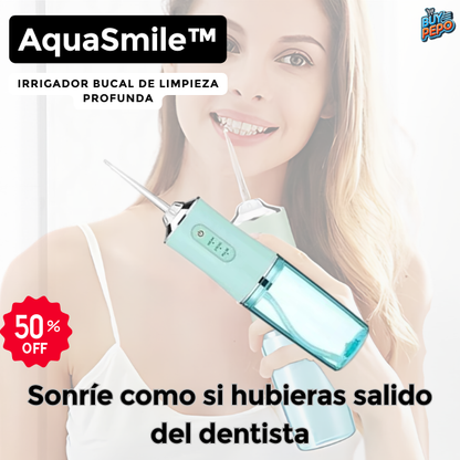 AquaSmile™ 💧- Irrigador Bucal de Limpieza Profunda 🦷