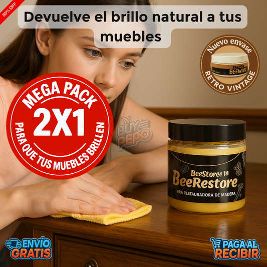 BeeRestore™ 🐝 - Cera Restauradora de Madera 100ml✨