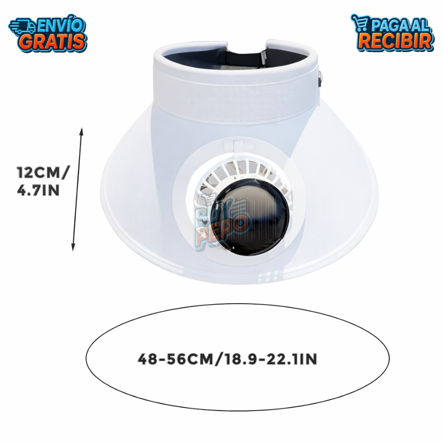 BreezeCap™ 🌬️ - Sombrero refrescante solar 😎