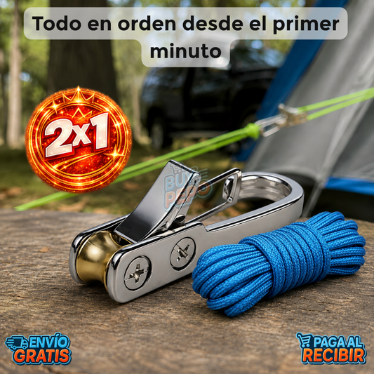 CampRoll™ 🏕️ - Organizador de cuerdas 🧵