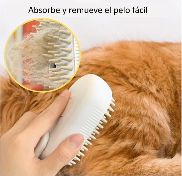 CEPILLO QUITA PELO CON VAPOR 🐶🐱