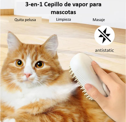 CEPILLO QUITA PELO CON VAPOR 🐶🐱