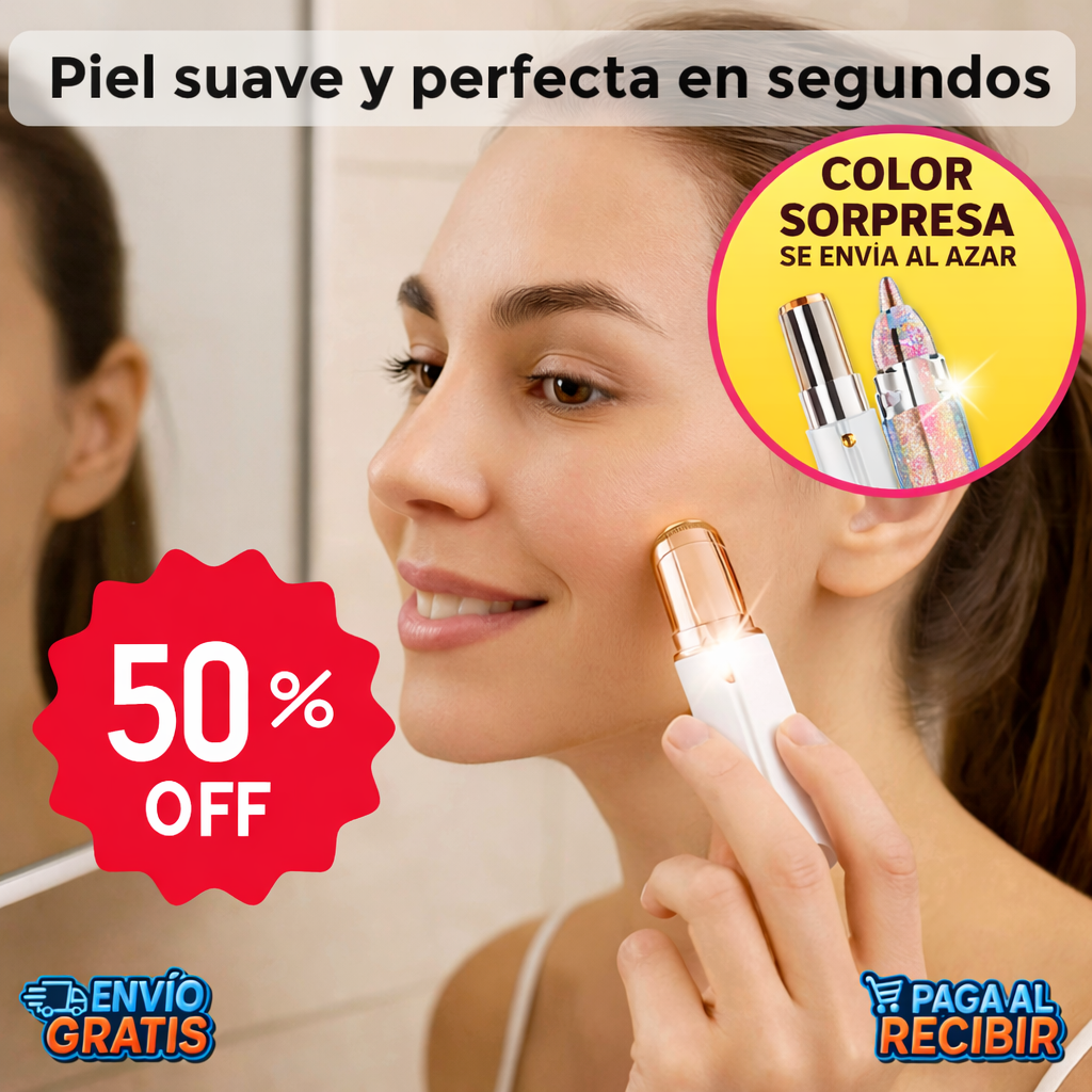 SilkTrim™ 💎 - Depilador facial portátil 2 puntas 🌸