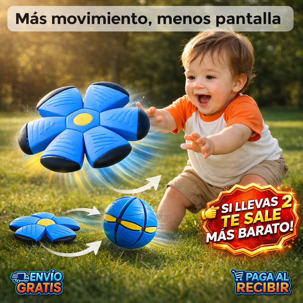 DuoPlay™ ⚡ - Pelota Magica 2 en 1 🟡