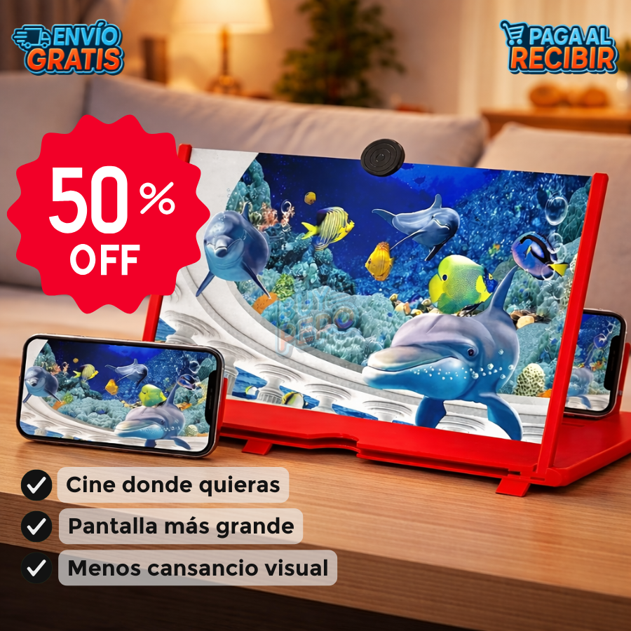 CineView™ 🎥 – Amplificador pantalla HD 🔍