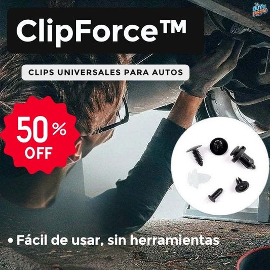 ClipForce™ 🚗 - 100 Clips universales para autos 🔩